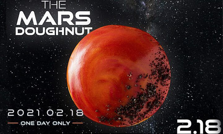 Mars Doughnut at Krispy Kreme Mars Doughnut at Krispy Kreme