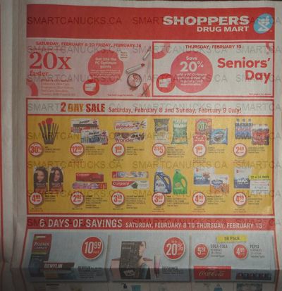 Shoppers Drug Mart Canada: 20x The PC Optimum Points When You Spend $75 On Cosmetics February 8th – 14th
