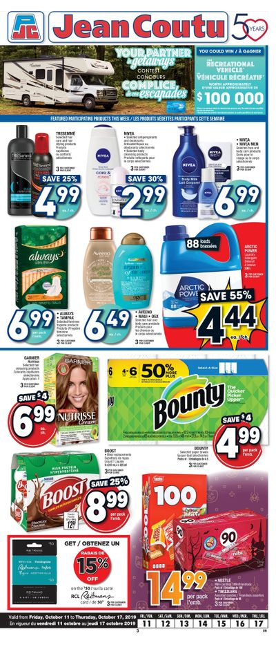 Jean Coutu (ON) Flyer October 11 to 17