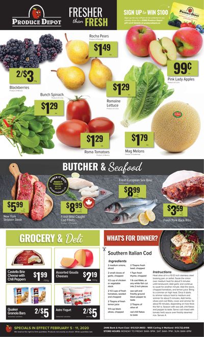 Produce Depot Flyer February 5 to 11