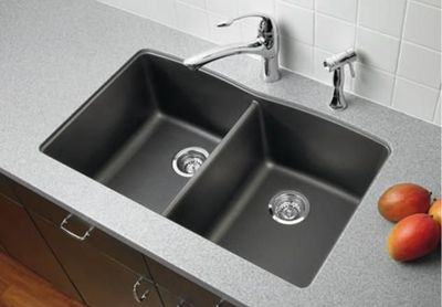 BLANCO Diamond Drop-In/Undermount Silgranit Kitchen Sink on Sale for $239.40 (Save $159.60) at at Lowe's Canada