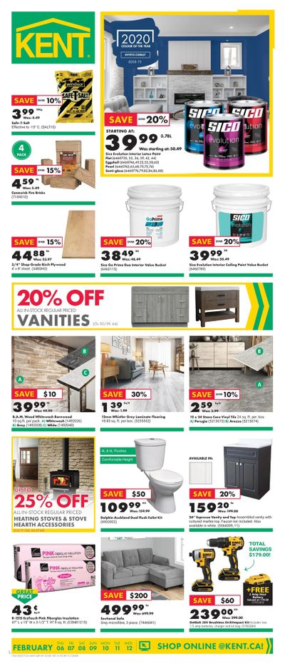 Kent Building Supplies Flyer February 6 to 12