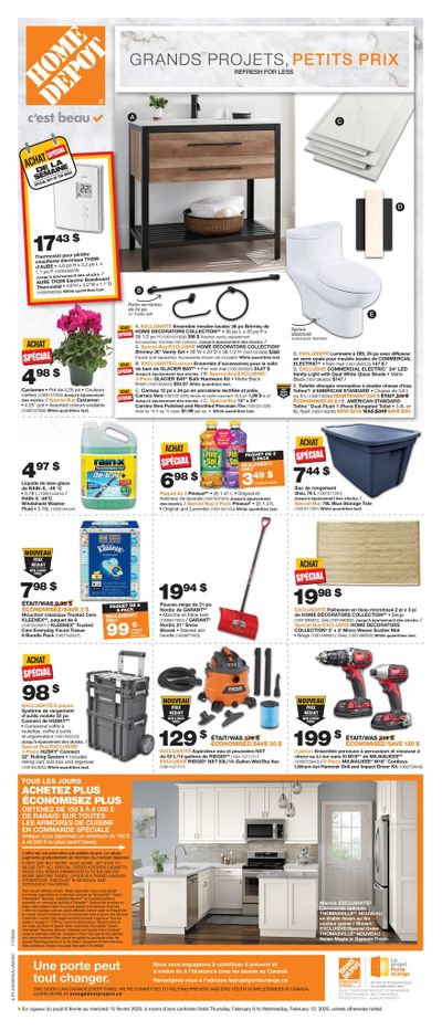 Home Depot (QC) Flyer February 6 to 12