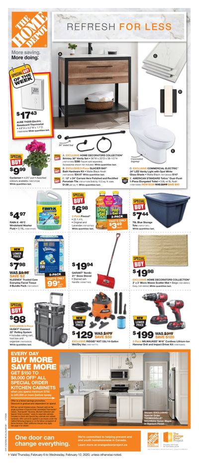 Home Depot (Atlantic) Flyer February 6 to 12