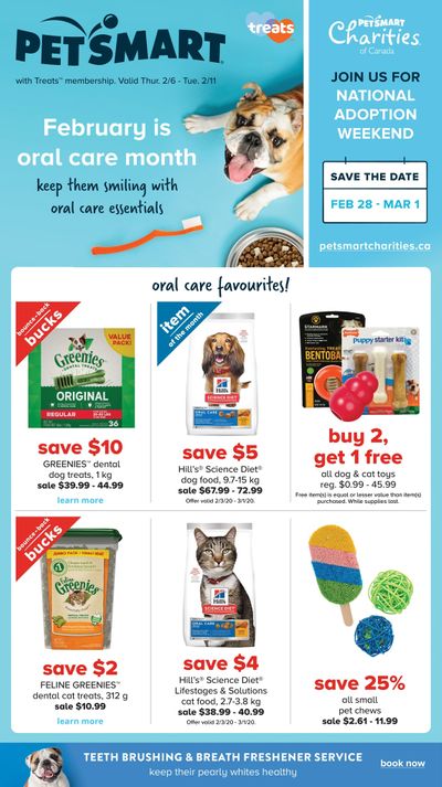 PetSmart Flyer February 6 to 11