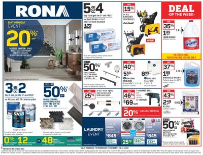 Rona (ON) Flyer February 6 to 12
