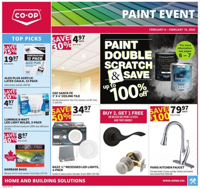 Co-op (West) Home Centre Flyer February 6 to 19