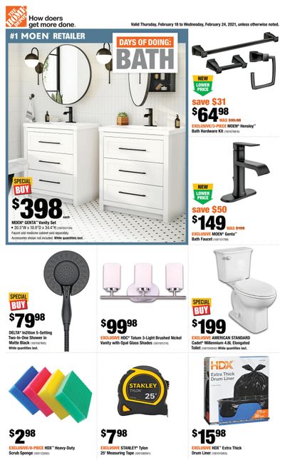 Home Depot (BC) Flyer February 18 to 24