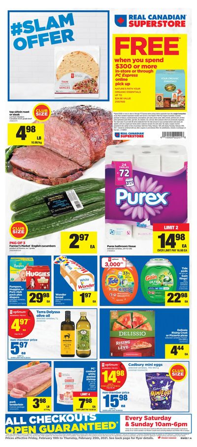 Real Canadian Superstore (West) Flyer February 19 to 25