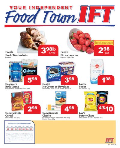IFT Independent Food Town Flyer February 19 to 25