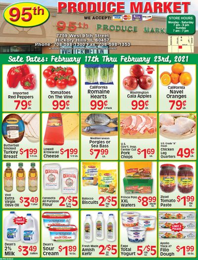 95th Produce Market Weekly Ad Flyer February 17 to February 23, 2021