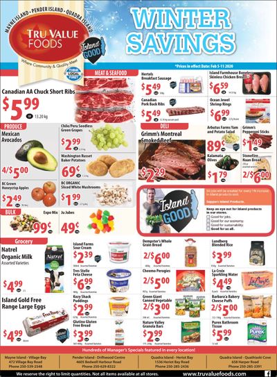 Tru Value Foods Flyer February 5 to 11