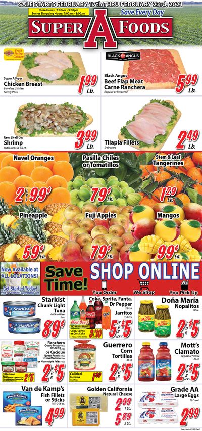 Super A Foods Weekly Ad Flyer February 17 to February 23, 2021