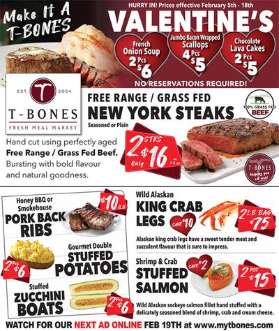 T-Bone's Flyer February 5 to 18