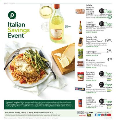 Publix (AL, FL, GA, NC, SC, TN) Weekly Ad Flyer February 18 to February 24