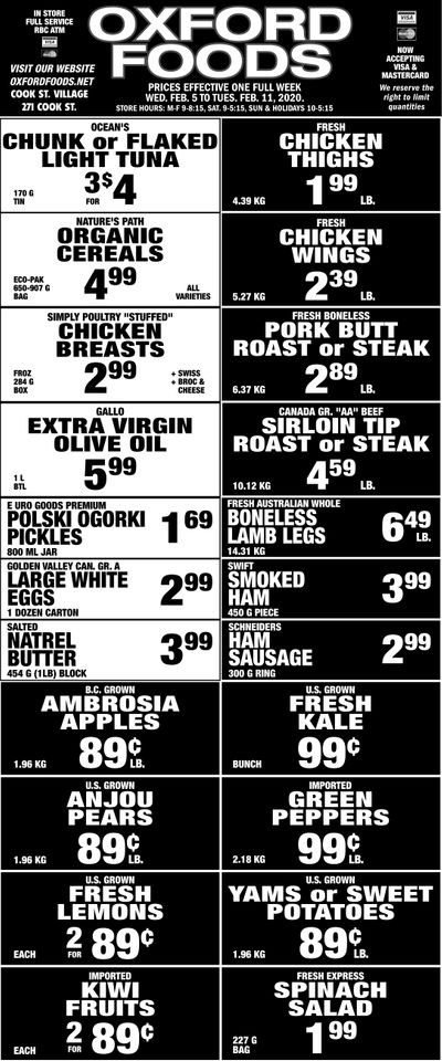 Oxford Foods Flyer February 5 to 11