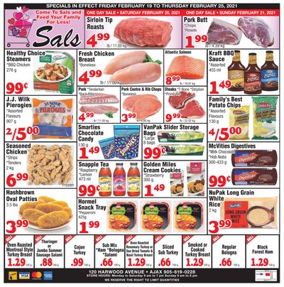 Sal's Grocery Flyer February 19 to 25