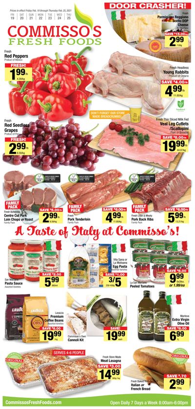 Commisso's Fresh Foods Flyer February 19 to 25