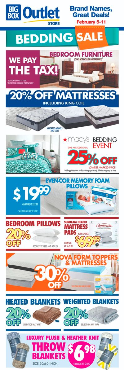 Big Box Outlet Store Flyer February 5 to 11