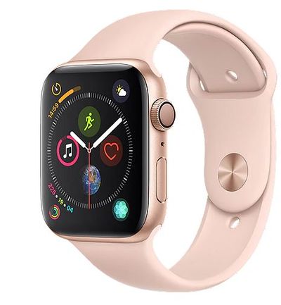Apple Watch Series 4 GPS + Cellular, 40mm Gold Aluminum Case with Pink Sport Band For $498.98 At Sport Chek Canada