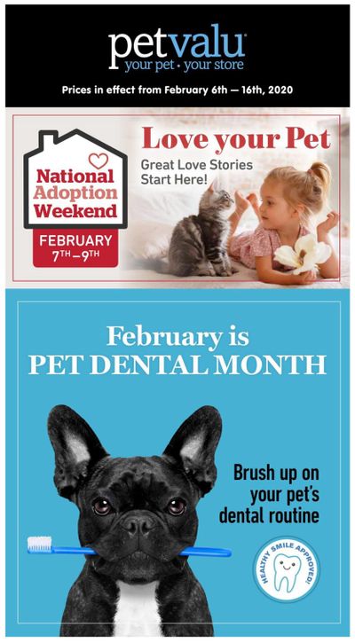 Pet Valu Flyer February 6 to 16