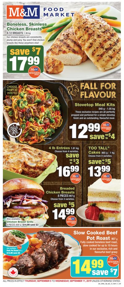 M&M Food Market (AB, BC, NWT, Yukon, NL) Flyer September 5 to 11