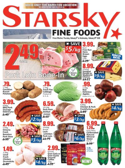 Starsky Foods (Hamilton) Flyer February 6 to 19