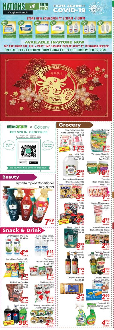 Nations Fresh Foods (Vaughan) Flyer February 19 to 25