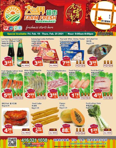 Farm Fresh Supermarket Flyer February 19 to 25