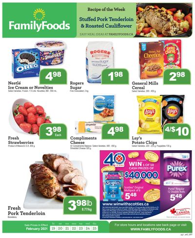 Family Foods Flyer February 19 to 25