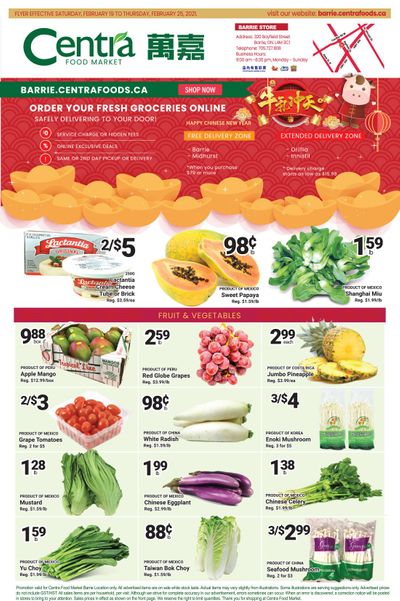 Centra Foods (Barrie) Flyer February 19 to 25