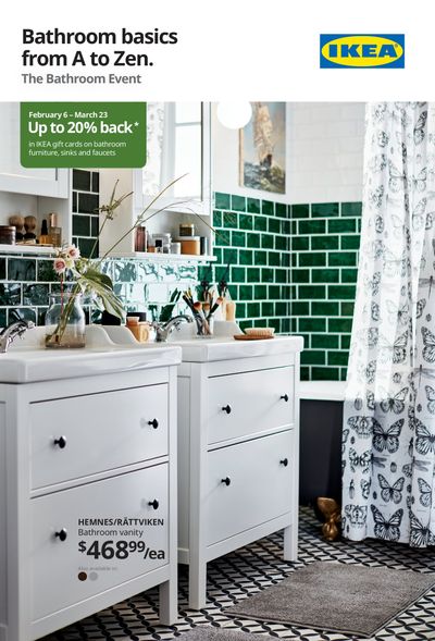 Ikea The Bathroom Event Flyer February 6 to March 23