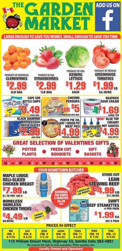 The Garden Market Flyer February 7 to 13