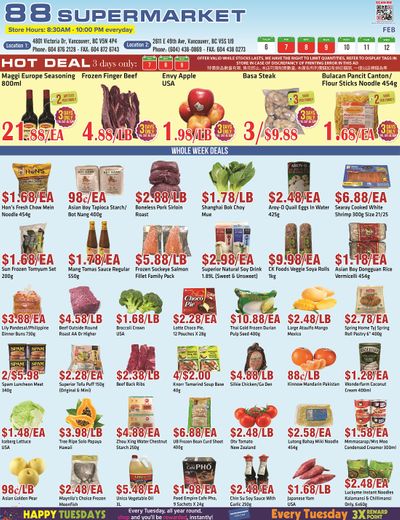 88 Supermarket Flyer February 6 to 12