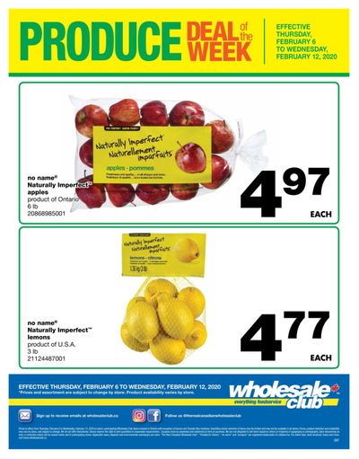 Wholesale Club (ON) Produce Deal of the Week Flyer February 6 to 12