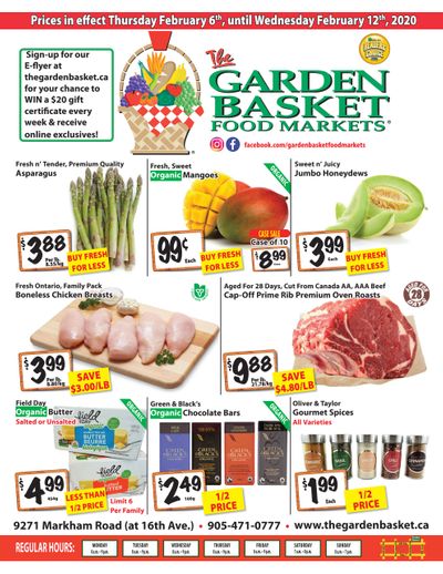 The Garden Basket Flyer February 6 to 12