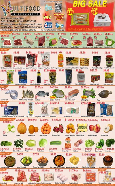 MultiFood Supermarket Flyer February 6 to 12