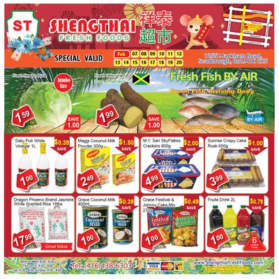 Shengthai Fresh Foods Flyer February 7 to 20