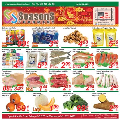 Seasons Food Mart (Brampton) Flyer February 7 to 13