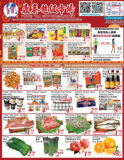 Tone Tai Supermarket Flyer February 19 to 25
