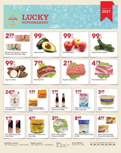 Lucky Supermarket (Winnipeg) Flyer February 19 to 25