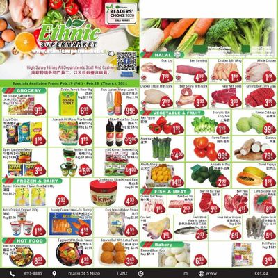 Ethnic Supermarket Flyer February 19 to 25