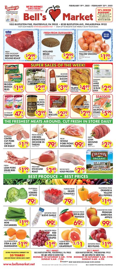 Bell's Market Weekly Ad Flyer February 19 to February 25, 2021