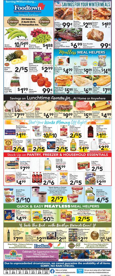 Brooklyn Harvest Market Weekly Ad Flyer February 19 to February 25, 2021