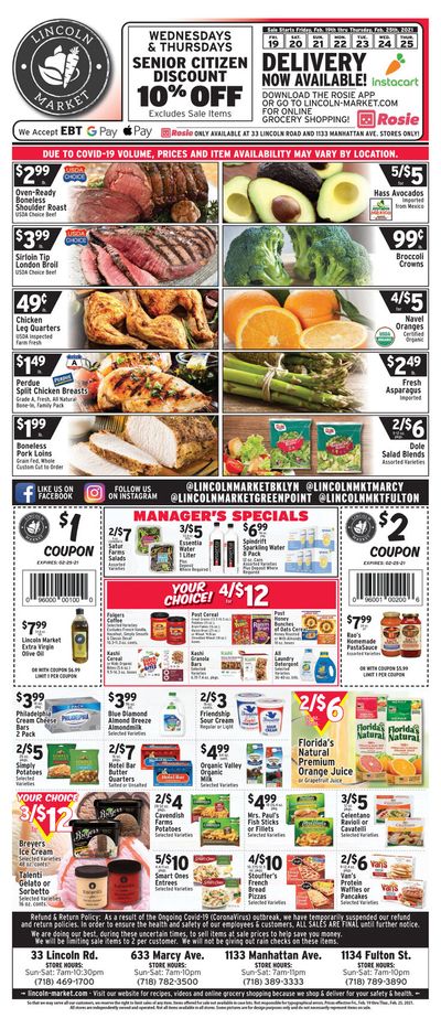 Lincoln Market Weekly Ad Flyer February 19 to February 25, 2021