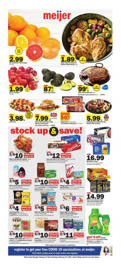 Meijer (IN) Weekly Ad Flyer February 21 to February 27