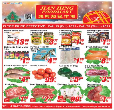 Jian Hing Foodmart (Scarborough) Flyer February 19 to 25