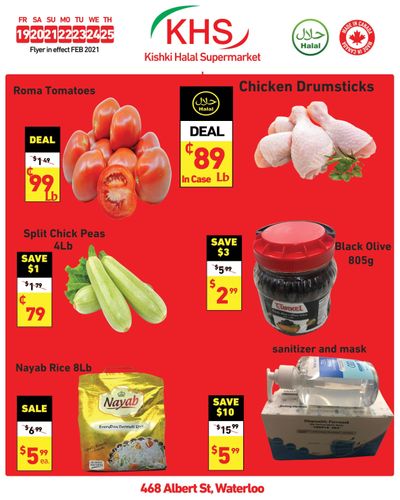 Kishki Halal Supermarket Flyer February 19 to 25