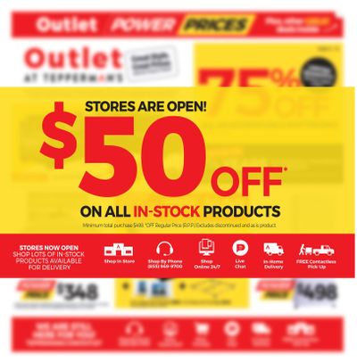 Outlet at Tepperman's Flyer February 19 to 25