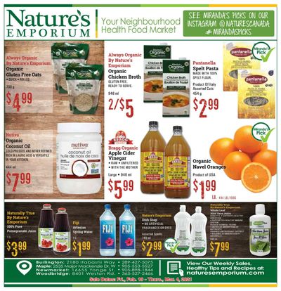 Nature's Emporium Flyer February 19 to March 4